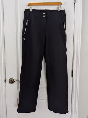 Descente ski pants snow pants black size 10